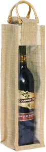 One-Bottle Full Window Natural Wine Bag
