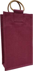 Two-Bottle Burgundy Wine Bag