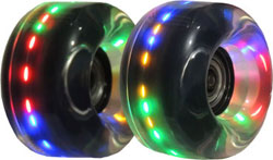 62mm X 32mm Lighted Skate Wheel for Roller Skates or Skate Boards