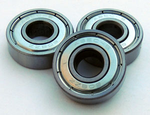 8mm ABEC5 608 Bearings for Skates - 8 Bearings