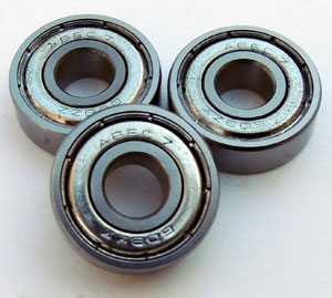 8mm ABEC7 608 Bearings for Skates - 8 Bearings