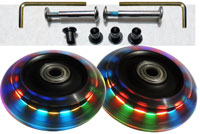 Luggage Lighted Wheel Sets -- 76mm