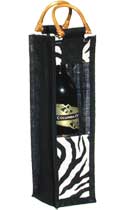 One-Bottle 1/2 Window White Tiger Wine Bag