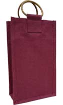 Two-Bottle Burgundy Wine Bag