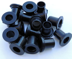 7mm to 8mm Spacers - Set of 8 - Black